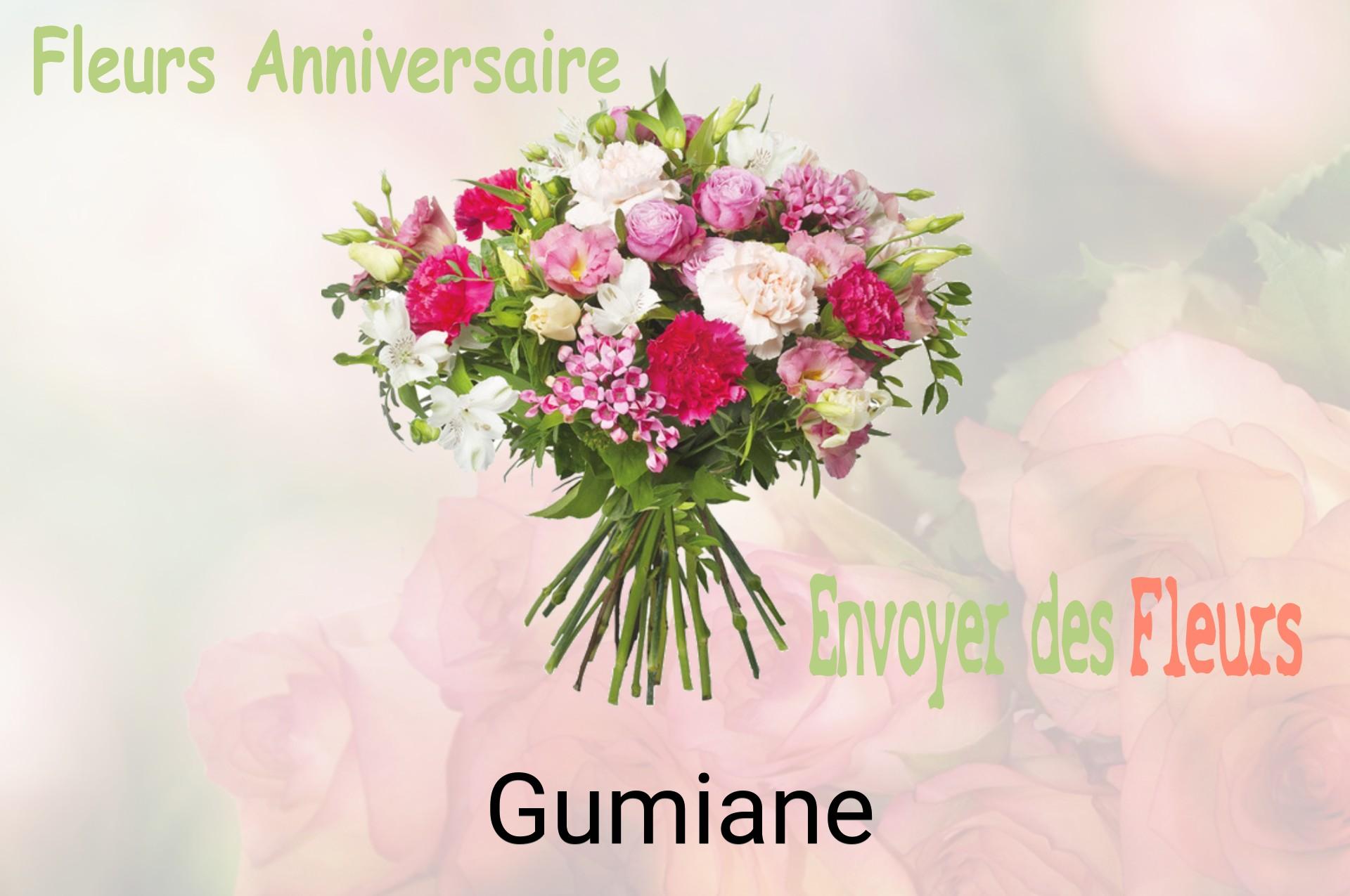 Bouquet de fleurs d’anniversaire livré à Gumiane